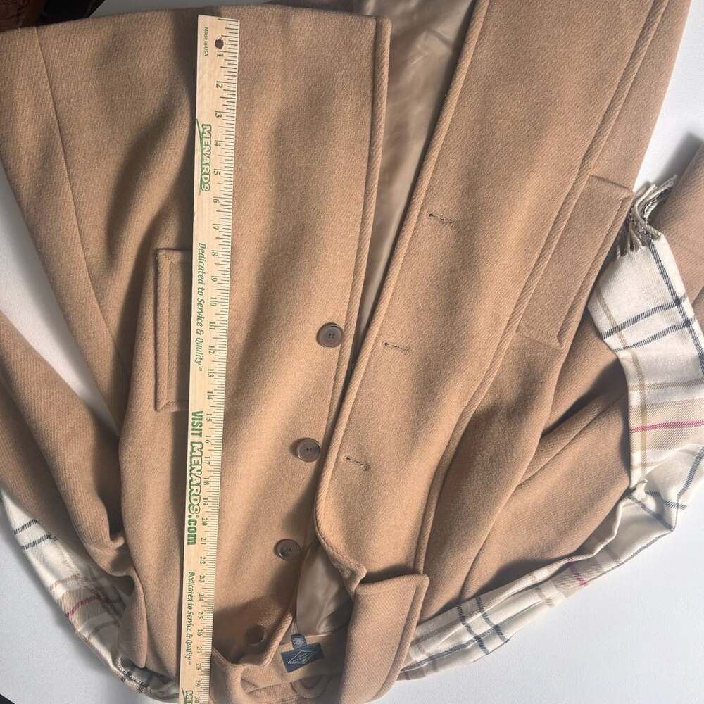 St. John's Bay Camel Wool Blend Coat M - Picture 5 of 5